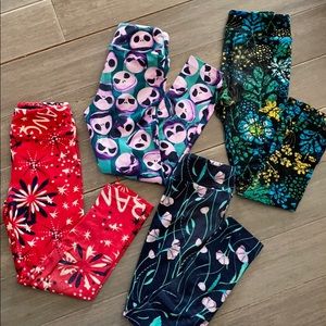 4 pairs of leggings